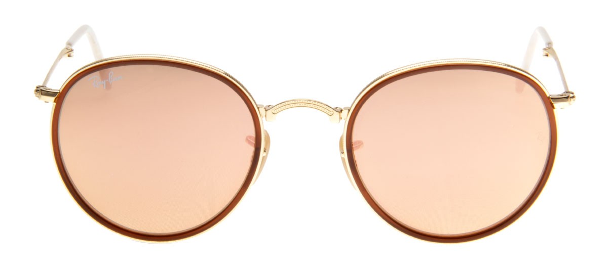 Óculos Ray-Ban Round Dobrável Espelhada Rose