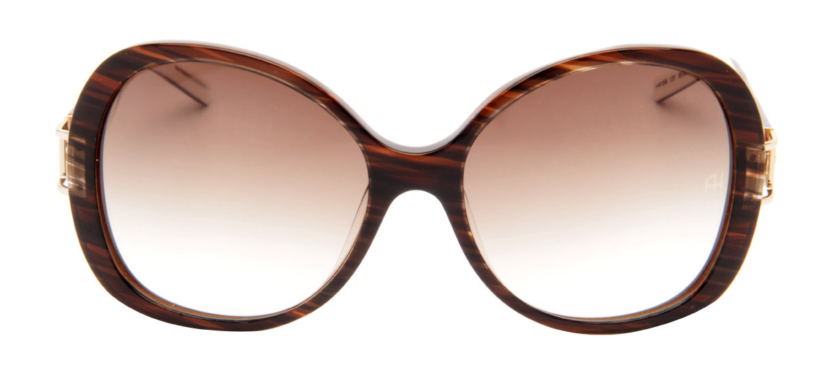 Ana Hickmann AH9109N 56 - Marrom e Branco
