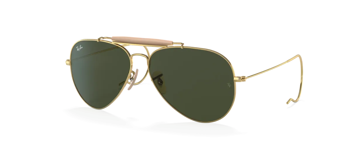 Ray-Ban RB3030 Outdoorsman 58 - Dourado - L0216
