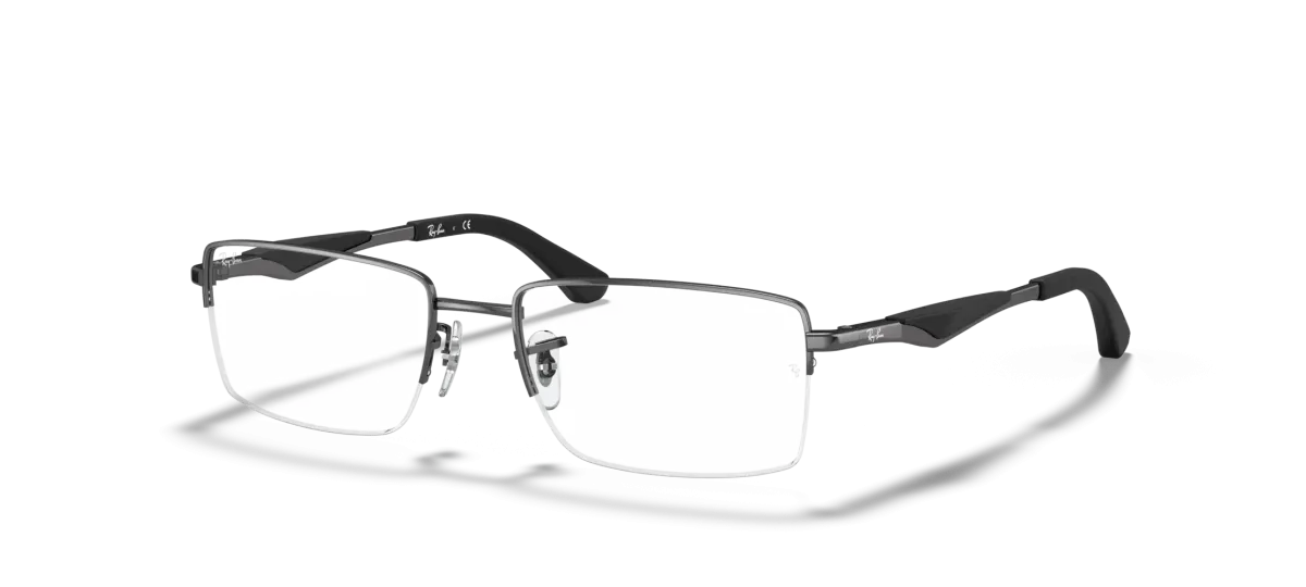 Ray-Ban RB6285 53 - Prata e Preto - 2502
