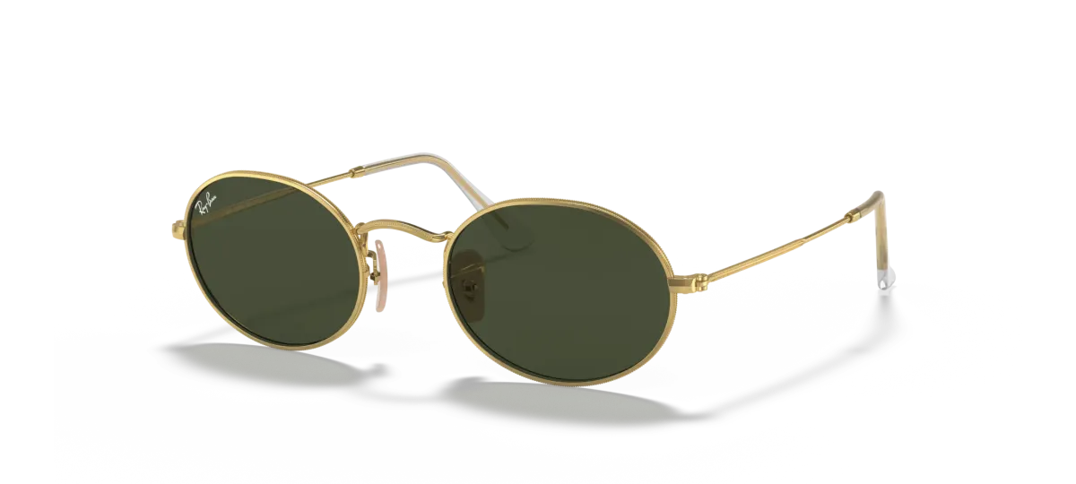 Ray-Ban: Óculos de Sol Feminino/Masculino em Metal Oval - A