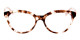 Óculos Prada Gatinho - Armação de Óculos Tartaruga e Rosa - VPR 11R