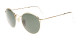 Óculos de Sol Ray-Ban Round com lentes G15 Armaçãoo Dourado
