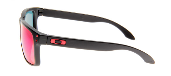 Óculos de Sol Oakley Holbrook Preto Fosco Lente Espelhada Armação não Metal